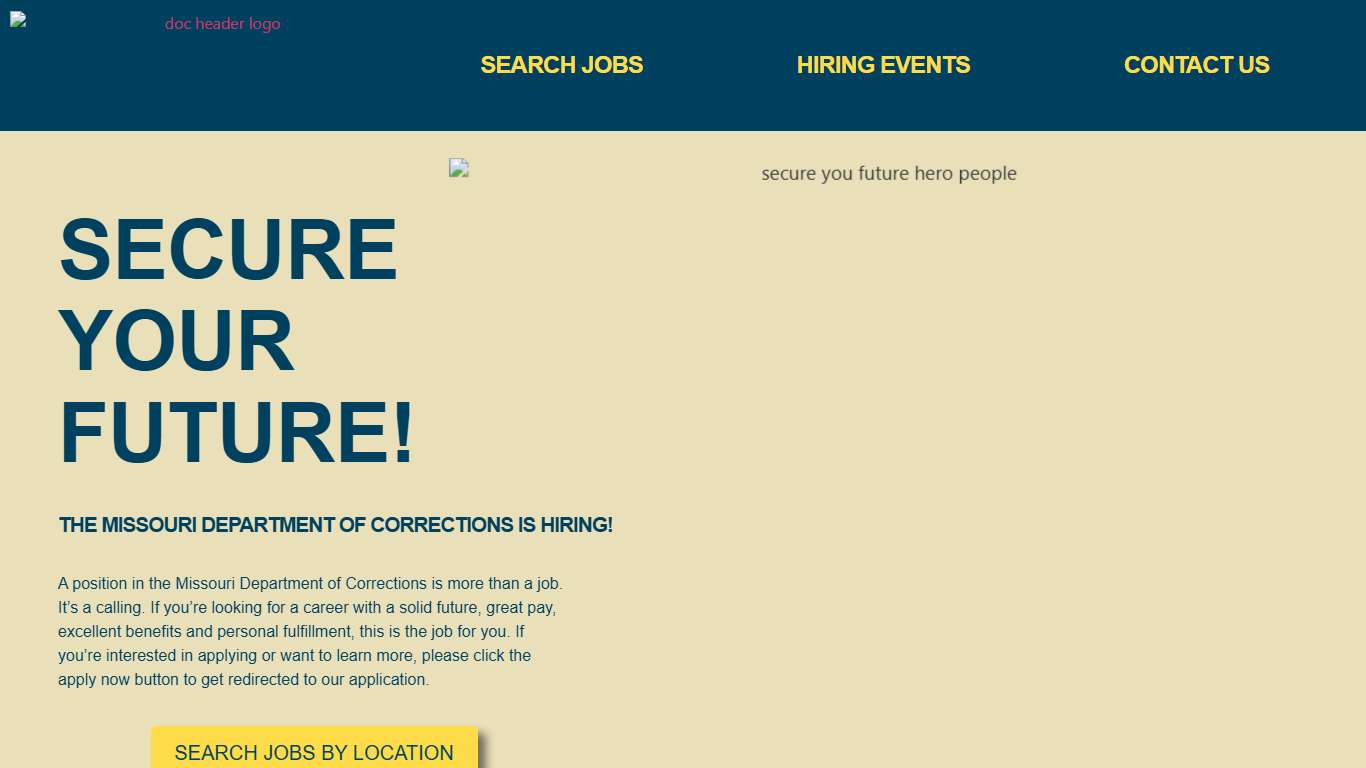 MOCorrections.com Do you want a job or a career?